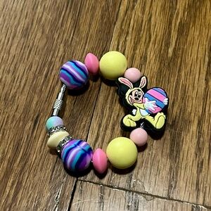 New Spring Mickey Mouse Easter Beaded Tumbler Stanley cup handle accessory charm